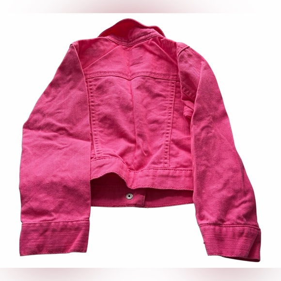 The Children’s Place Stylish Pink Kids Denim Jacket - Picture 9 of 10